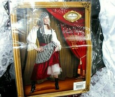 NWT NEW Halloween Costume Adult Pirate Wench Women's L 12-14