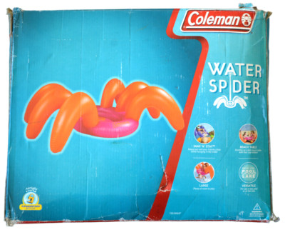 Coleman Large Water Spider Raft Inflatable 6 Foot Float 2005 Snap Stay
