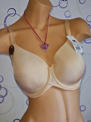 Wacoal Schalen BH mit Bügel Vollschalen BH beige haut Gr 80F NEU