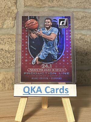 2014-15 Panini Donruss Production Scoring Stat Line Season /241 Blake Griffin #6