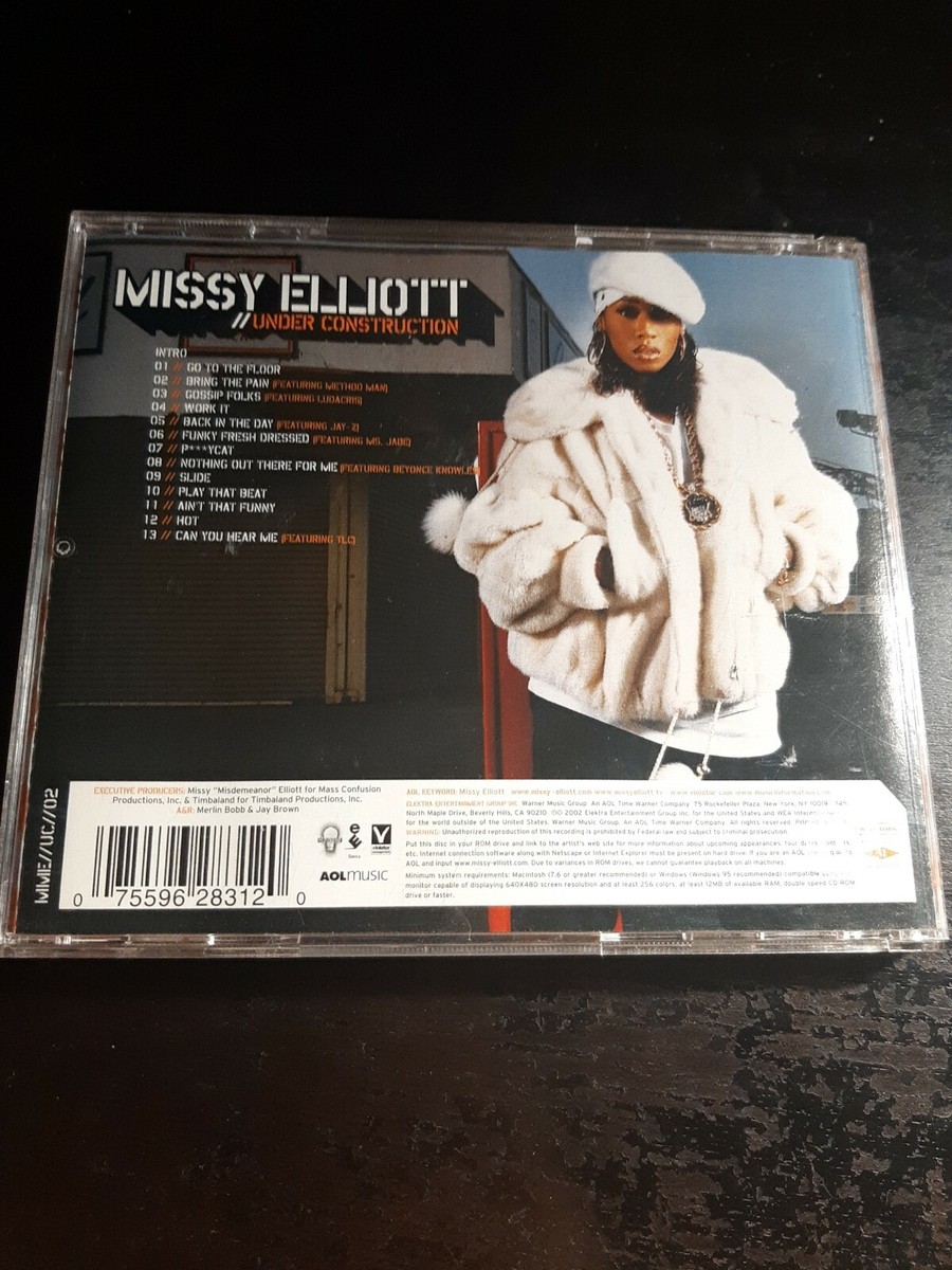 Under Construction [Edited] by Missy Elliott (CD, Nov-2002