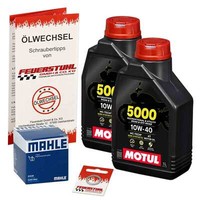 Honda Forza 350 (NF10) 21-23, Motul 10W40 ÖL + Mahle ÖLfilter, MotoröL Set