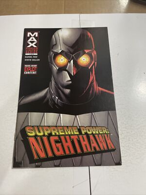 Supreme Power: Nighthawk #1 2005 MARVEL MAX COMICS
