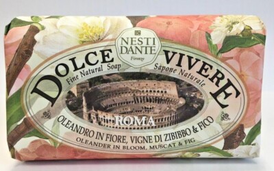 (30,-   / kg) NESTI DANTE 250g Seife Dolce Vivere Roma Oleander, Muscat & Feige