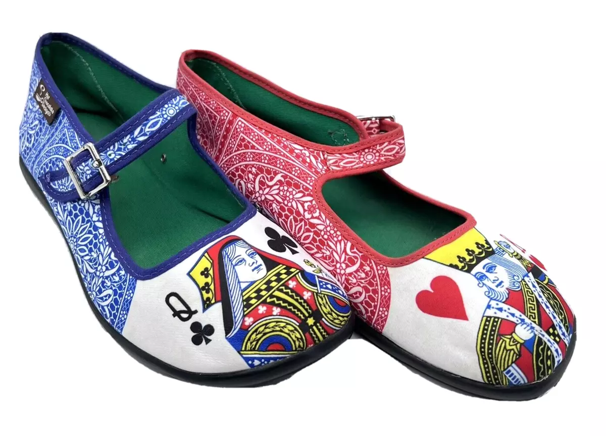 Hot Chocolate Design Mary Jane Shoes Lady Luck EU 36 US 5.5 Cards Queen King