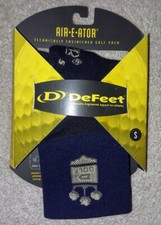 DeFeet Aireator Golf Blue Ankle Socks 3" size S Small Women's 5 6 7 8 Padded New