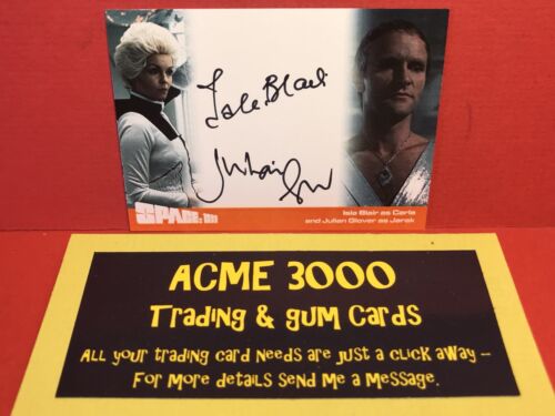 Unstoppable Space 1999 Series 2 - Isla Blair & Julian Glover Dual Autograph Card - Picture 1 of 2