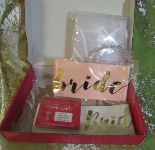 PASSIN's Bachelorett Party Kit w/ Flash Tatoos, Dare Cards, Bride Sash, & More - 第 1/6 張圖片