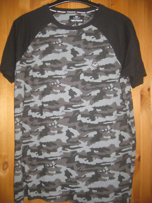 THREADBARE Herren T-Shirt Top neu Gr.L coumouflage sportlich