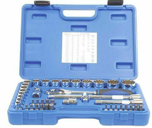 US PRO Tools 27pz 1/4 Dr Set Di Prese Metriche E Punte - Foto 2