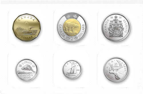 2020 Canada Brilliant Uncirculated set - IN STOCK - all the traditional designs - Picture 2 of 4