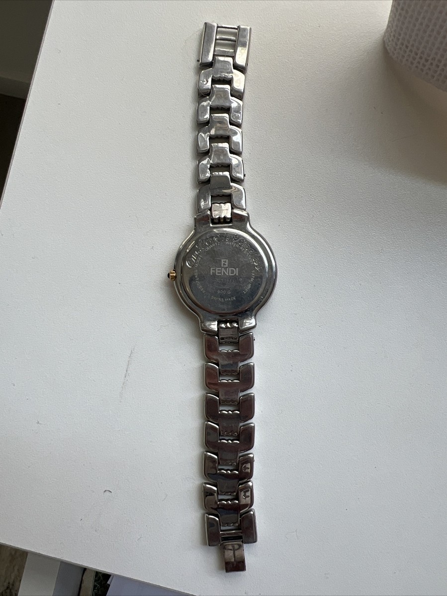 Vintage Genuine FENDI Orologi 900 G Quartz Mens Watch Two Vintage Genuine FENDI Orologi 900 G Quartz Mens Watch Two