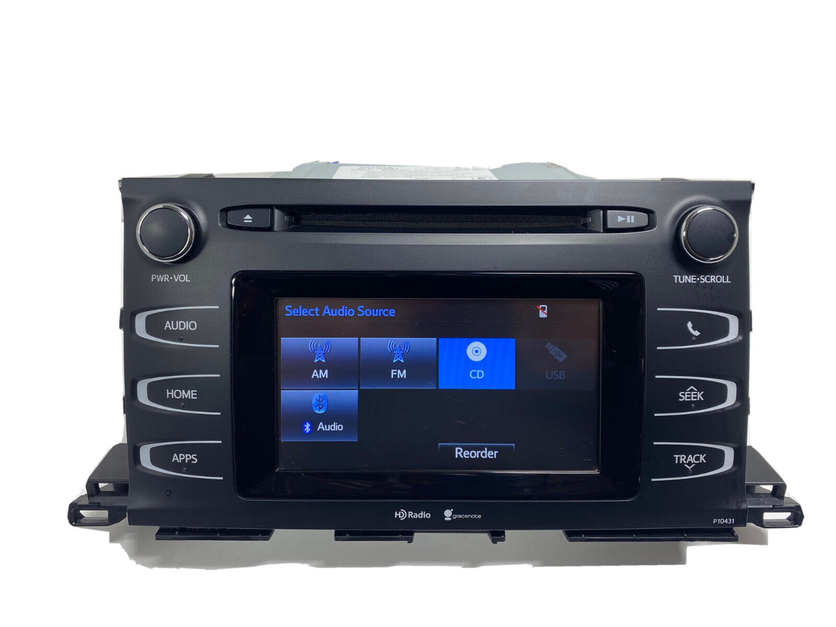 14 15 16 17 18 19 TOYOTA Highlander RADIO SCOUT GPS Navigation