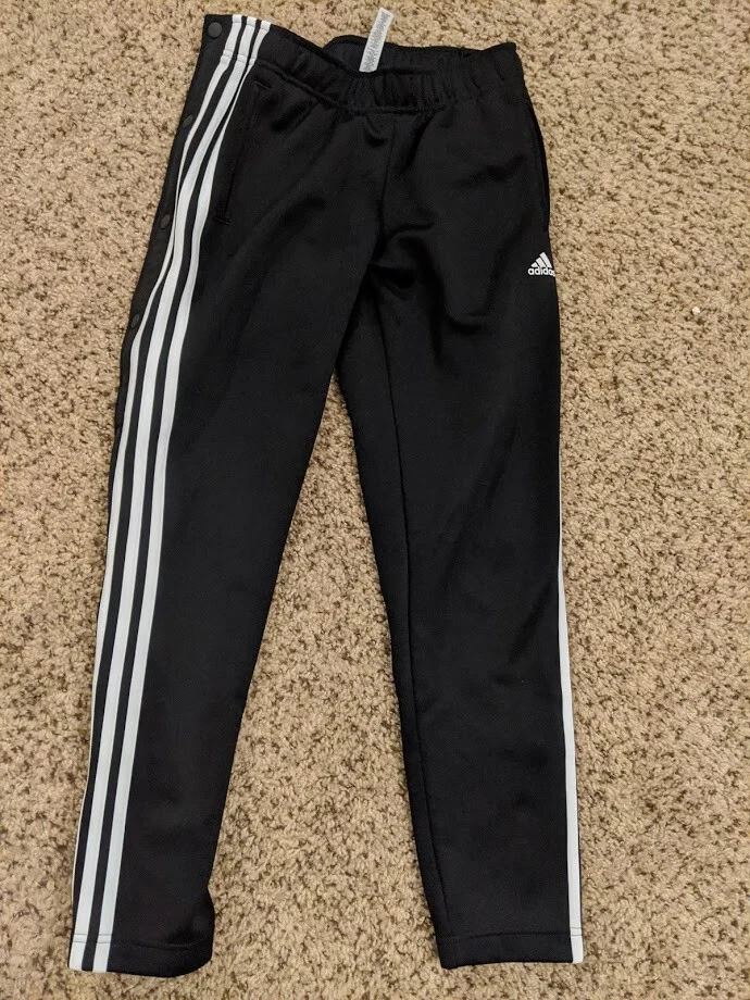 adidas Athletics Tricot Snap Pants, Black/White/White XS, DAMAGED | eBay