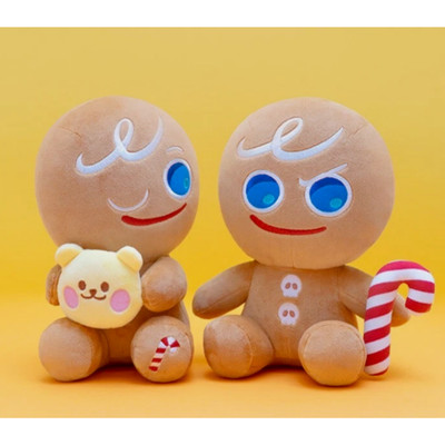 2025 NEW Cookie Run Kingdom Ginger Brave Cookie  Plush Doll Set Charming Mascots