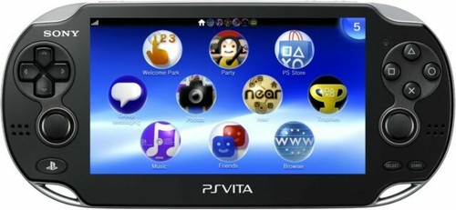 Sony PlayStation Vita Crystal Black Gaming Handheld System