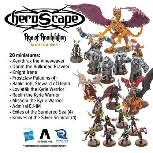 Heroscape: Age of Annihilation / Unpainted Character And Cards - ALL FIGURES - Picture 12 of 12