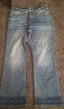 Women's SZ 8 Old Navy Flare High Rise Secret Slim Pockets Jeans NeW