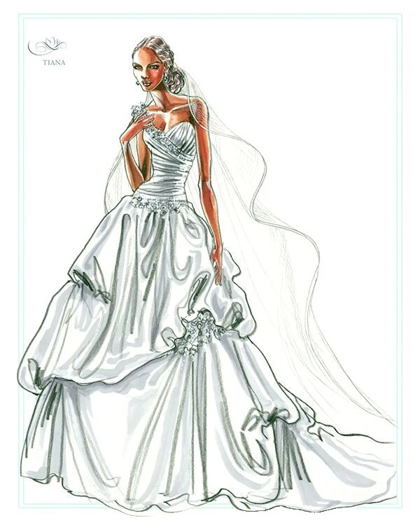 Vestidos de novia blanco satén con Lentejuelas