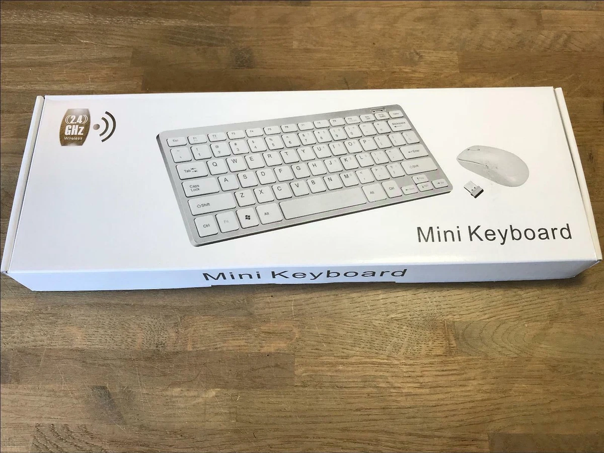 Wireless Small Keyboard Plus Mouse for SMART TV LG 42LM620T ZE 3D