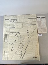 Lost Battles 1971 Tactical Game 103 Map Operational Combat in