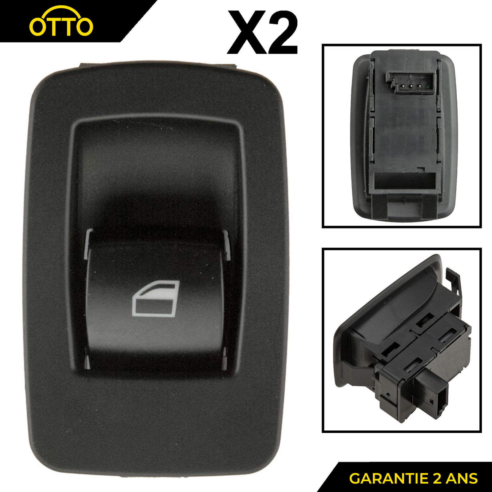 Bouton lève-vitre bloqué sur BMW E90 E87 E91 résolu avec cette platine de commande droite noire