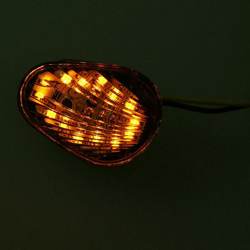 Luz indicadora de señal de giro LED montaje empotrado para Yamaha YZF R1 R6S R6 2002-2014 Foto 2 de 4