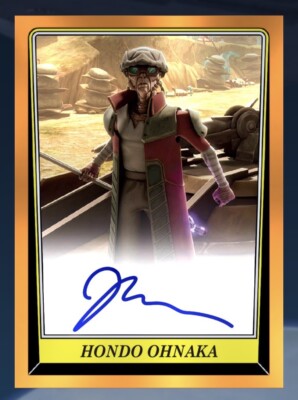 Topps Star Wars Card Trader - Hondo Ohnaka - Signature Series 2023 - Epic 100 CC