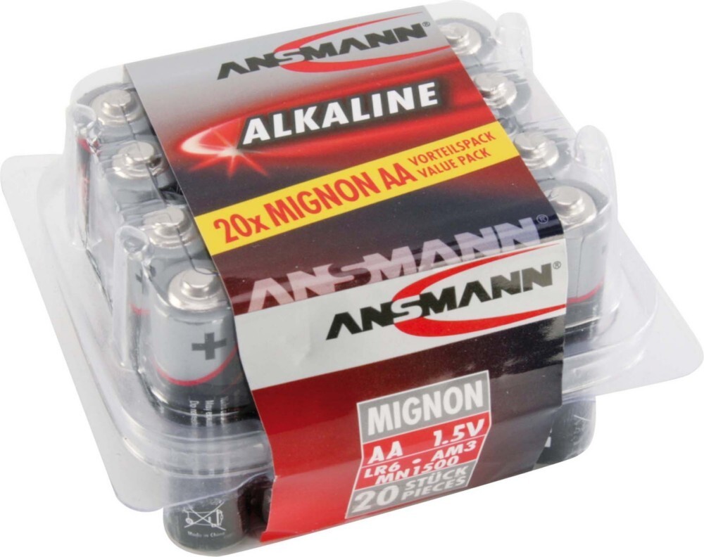 Thumbnail - Ansmann Batterie Mignon 20er Box 5015548 (ve20) Batterien Batterie