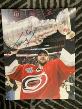Carolina Hurricanes Cam Ward Stanley Cup Signed Autographed 11x14 Photo COA
