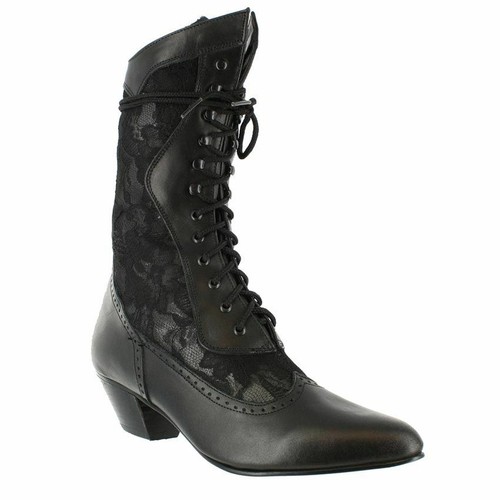 Lace Western Cowgirl Granny Boots | eBay