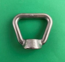 Stainless Steel 316 M12 Lifting Eye Nut 12mm Bow Type 80704 US Shape Marine