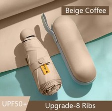 Mini Capsule Umbrella Windproof Anti-UV Sun /Rain Folding Small Pocket Umbrellas