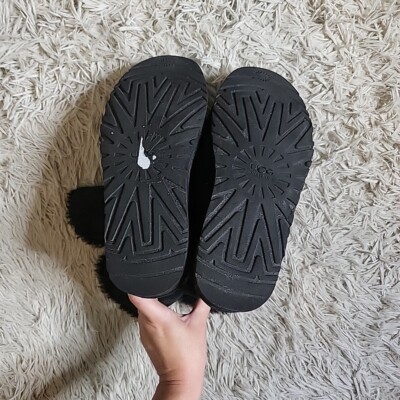 UGG Bailey Button Bling Boots Black Size 7 | eBay