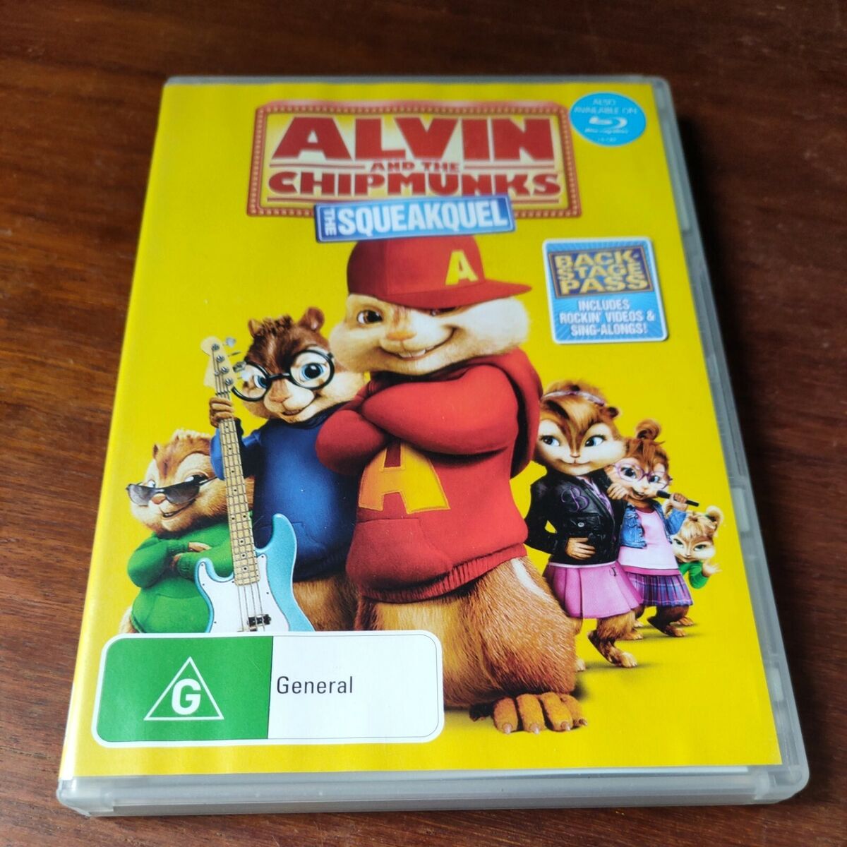 Alvin And The Chipmunks - The Squeakquel (DVD, 2010) Region