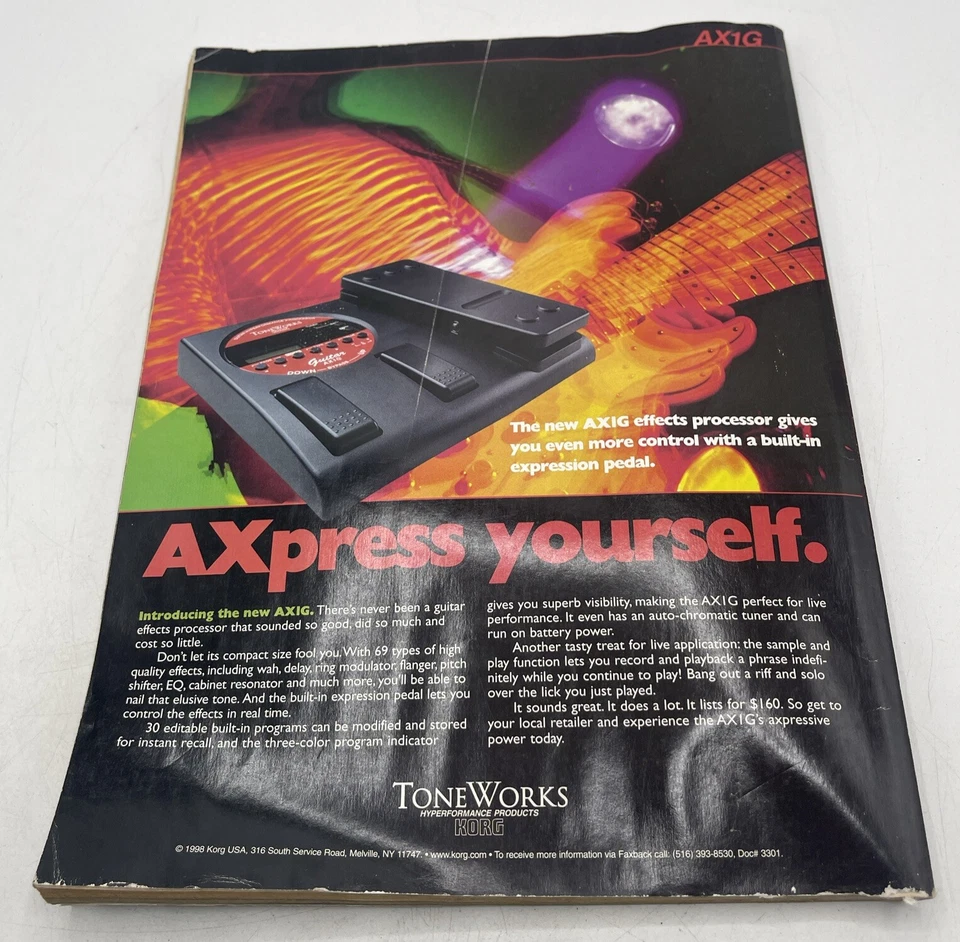 Guitar World Magazine Nov 1998 - Marilyn Manson - Beatles - Smashing Pumpkins Foto 3 de 3