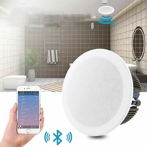 K-116 Bluetooth Wireless Ceiling Speaker Built-in Home Bathroom Audio Amplifier - Picture 6 of 14