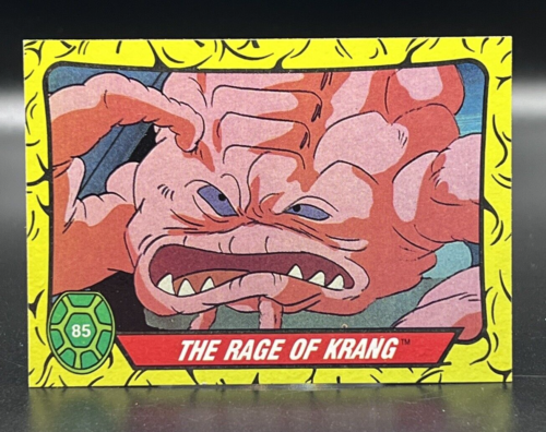 TMNT Teenage Mutant Ninja Turtles THE RAGE OF KRANG #85 TOPPS 1989 - Photo 1/3