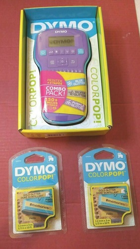 DYMO Color Pop Purple Label Maker New 