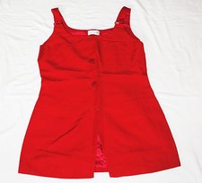  Hosen Anzug  HIGHWAY Hose + Long Smoking Weste BLACKY DRESS Gr. 34 + 36 in Rot