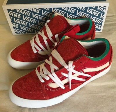 vans old skool cap lx red