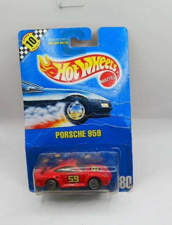 Hot Wheels 9519 Porsche 959, Red No. 59