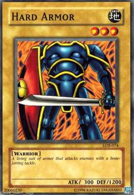 Hard Armor LOB-074 X 1 Mint YUGIOH Legend of Blue-eyes White