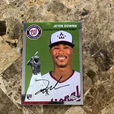 2023 Topps Chrome Platinum Anniversary #378 Jeter Downs Rookie RC Nationals B-12