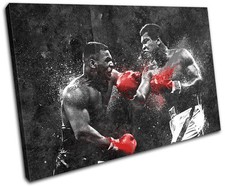 Dream Fight Boxing Ali Tyson Sports SINGLE CANVAS WALL ART Picture Print