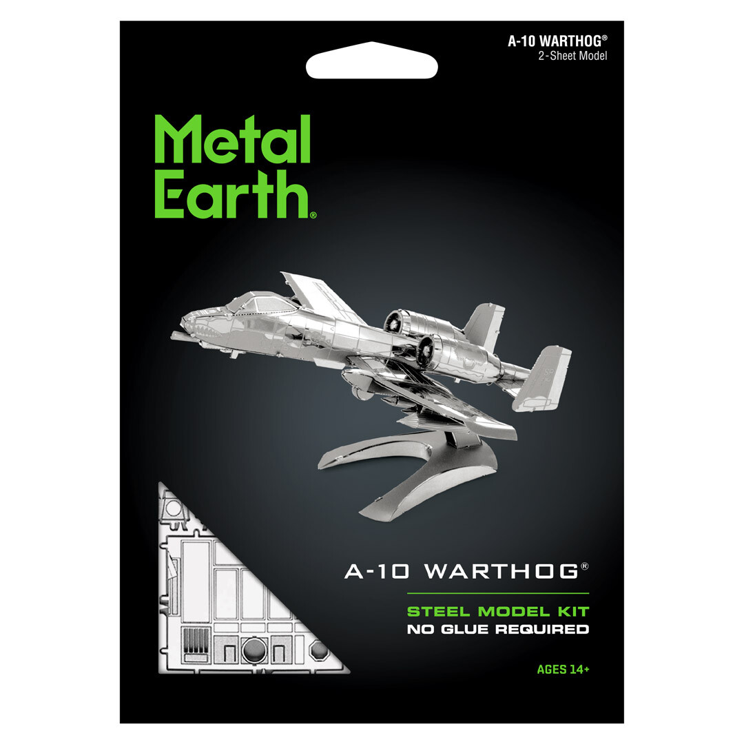 Fascinations Metal Earth A-10 Warthog US Air Force Jet Fight