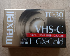Maxell High Grade VHS-C Videotape Cassette Brand NEW Free Shipping