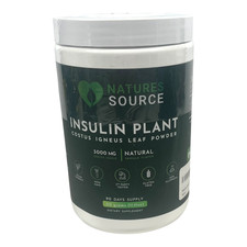 Nature  s Source Insulin Plant  Costus Igneus Leaf Powder  315g  90-Day Supply  Vegan