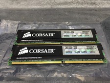 Lot of 2 Corsair 1GB DDR-3200 DIMM Memory For...