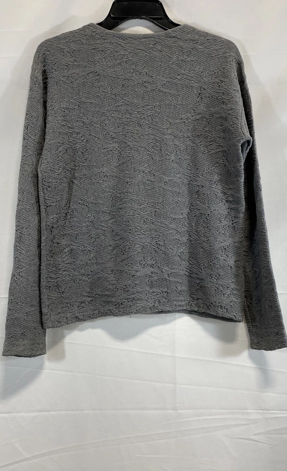 Suéter Alexander Wang Para Mujer Gris Hilo Italiano Cuello Redondo XS Usado Foto 2 de 4